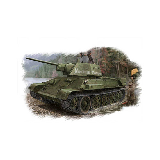 Hobby Boss 84808 Сборная модель танка T-34/76 (мод 1943 Factory No.112) (1:48)