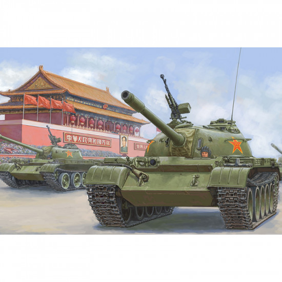 Hobby Boss 84539 Сборная модель танка PLA 59 Medium Tank (ранний) (1:35)