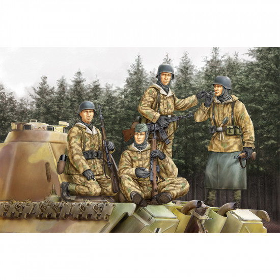 Hobby Boss 84404 Фигурки German Panzer Grenadiers Vol.1 (1:35)