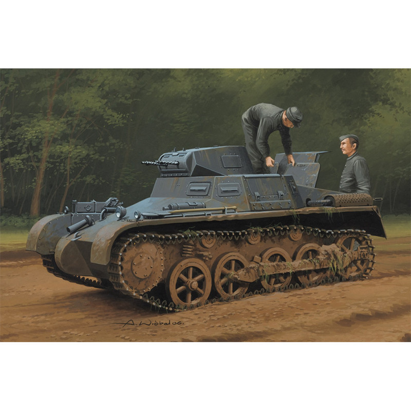 Hobby Boss 80145 Сборная модель танка German Panzer 1Ausf A Sd Kfz 101 (Early/Late Version) (1:35)