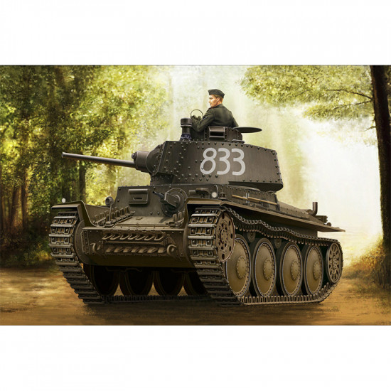 Hobby Boss 80136 Сборная модель танка German Panzer Kpfw 38(t) Ausf E/F (1:35)