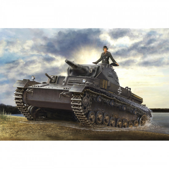 Hobby Boss 80132 Сборная модель танка German Panzerkampfwagen IV Ausf D/TAUCH (1:35)