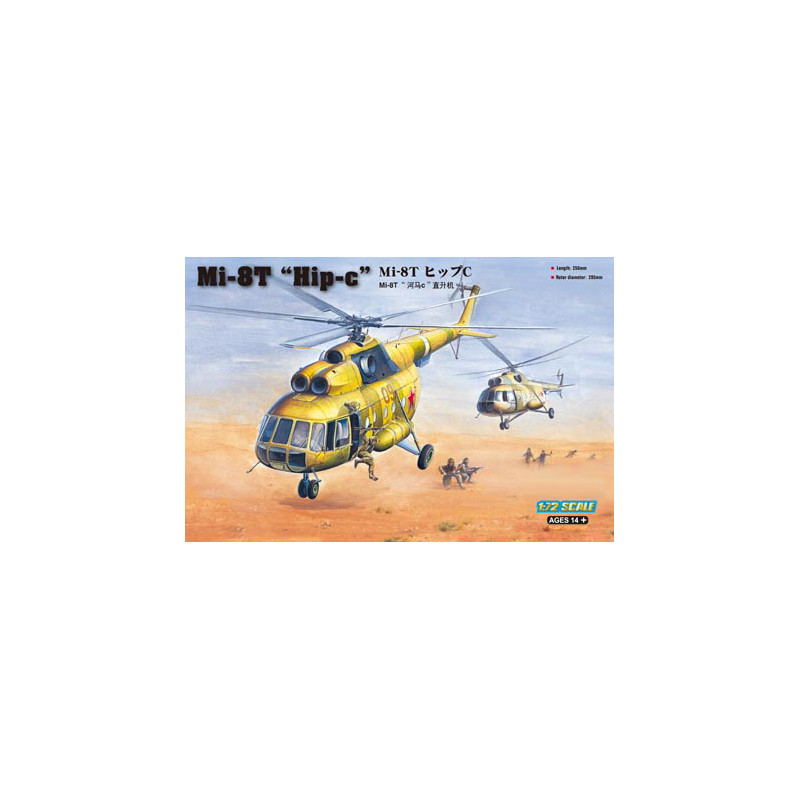 Hobby Boss 87221 Сборная модель вертолета Ми-8Т Hip-C (1:72)