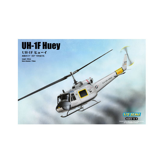 Hobby Boss 87230 Сборная модель вертолета UH-1F Huey (1:72)