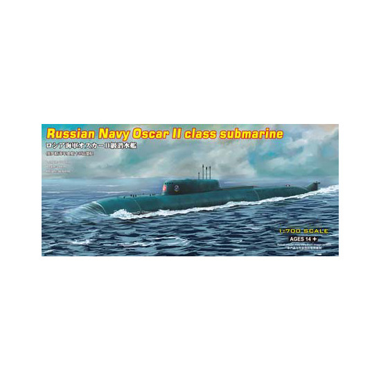 Hobby Boss 87021 Сборная модель подлодки Russian Navy Oscar II class submarine (1:700)