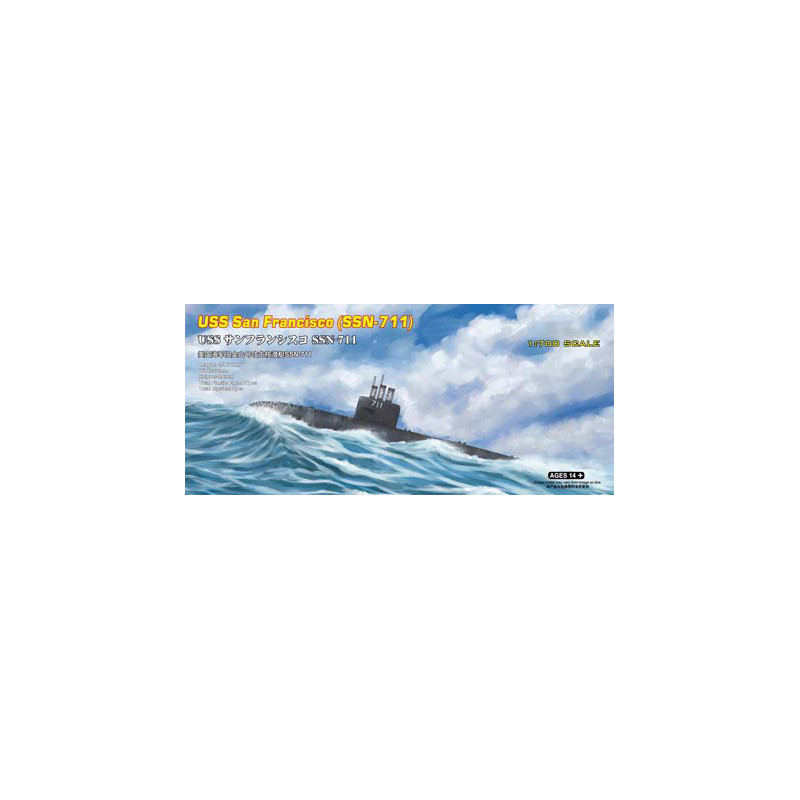 Hobby Boss 87015 Сборная модель подлодки USS San Francisco (SSN-711) (1:700)