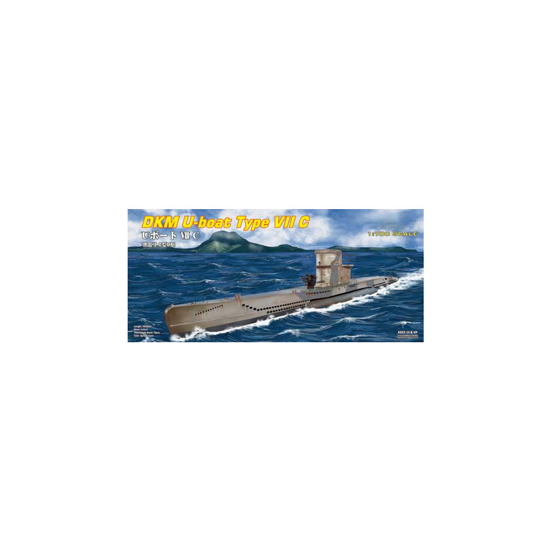 Hobby Boss 87009 Сборная модель подлодки DKM U-boat Type VII C (1:700)