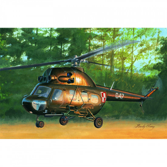 Hobby Boss 87242 Сборная модель вертолета Ми-2US Hoplite Gunship Variant (1:72)