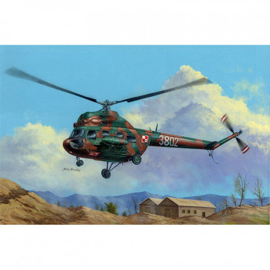 Hobby Boss 87241 Сборная модель вертолета Ми-2Т Hoplite (1:72)