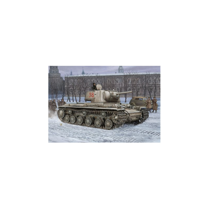 Hobby Boss 84814 Сборная модель танка КВ-1 мод 1942 Lightweight Cast Tank (1:48)