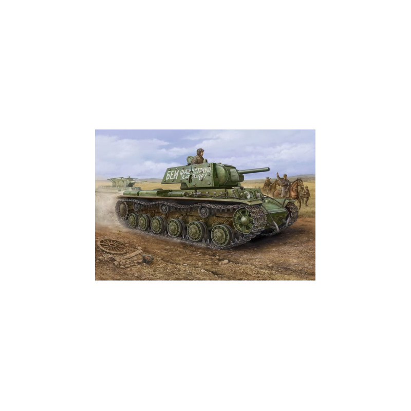 Hobby Boss 84811 Сборная модель танка КВ-1 Ehkranami tank (1:48)